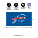 Full Color PVC Mat, 16" x 28", Buffalo Bills