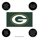 Full Color PVC Mat, 16" x 28", Green Bay Packers