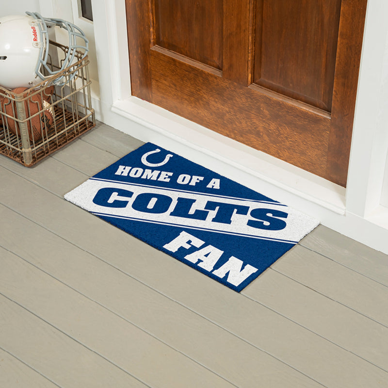 Indianapolis Colts, PVC Mat COLOR, Home of a Fan