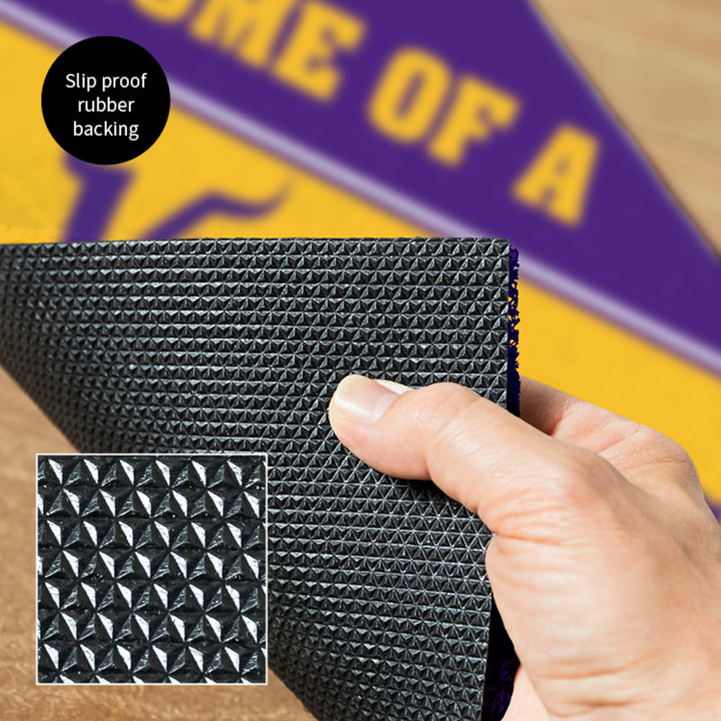 Minnesota Vikings, PVC Mat COLOR, Home of a Fan