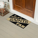 New Orleans Saints, PVC Mat COLOR, Home of a Fan