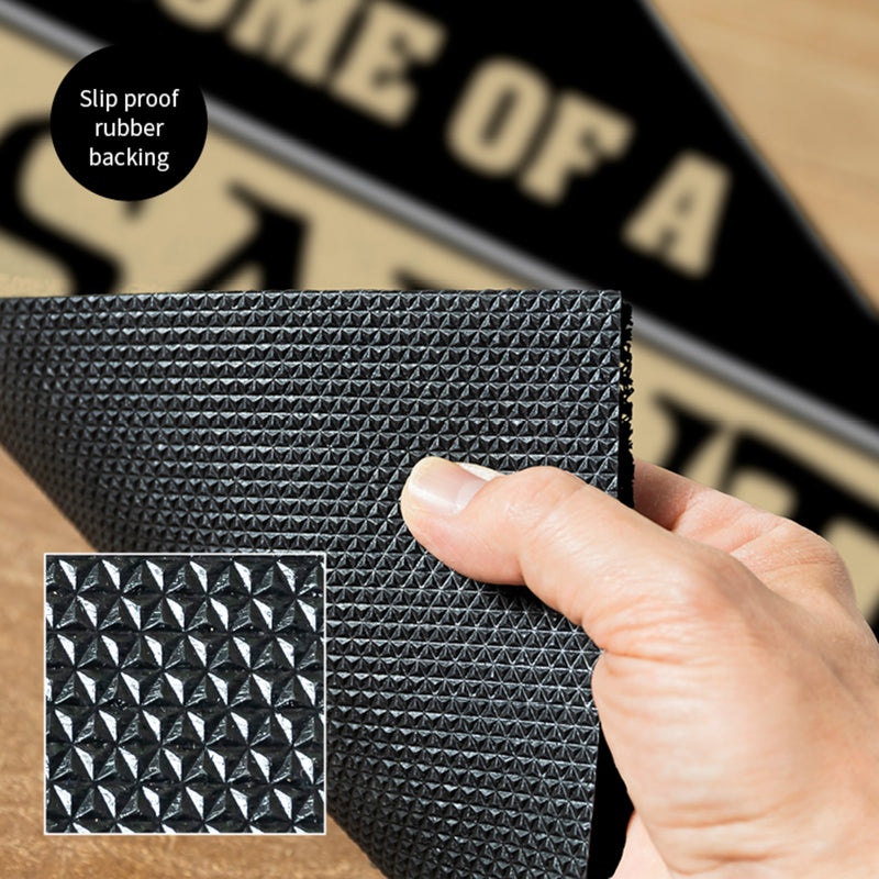 New Orleans Saints, PVC Mat COLOR, Home of a Fan