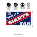 New York Giants, PVC Mat COLOR, Home of a Fan