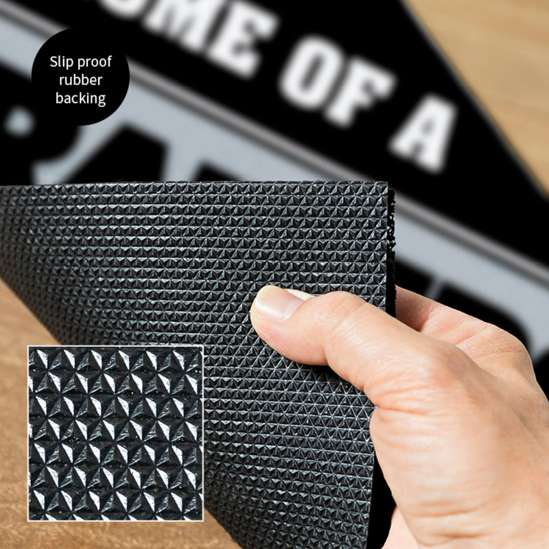 Oakland Raiders, PVC Mat COLOR, Home of a Fan