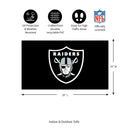 Full Color PVC Mat, 16" x 28", Las Vegas Raiders