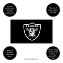 Full Color PVC Mat, 16" x 28", Las Vegas Raiders