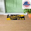 Pittsburgh Steelers, PVC Mat COLOR, Home of a Fan