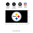 Full Color PVC Mat, 16" x 28", Pittsburgh Steelers