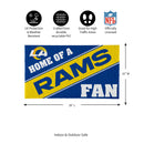 Los Angeles Rams, PVC Mat COLOR, Home of a Fan