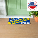 Los Angeles Rams, PVC Mat COLOR, Home of a Fan