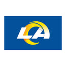 Full Color PVC Mat, 16" x 28", Los Angeles Rams