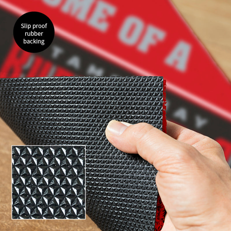 Tampa Bay Buccaneers, PVC Mat COLOR, Home of a Fan