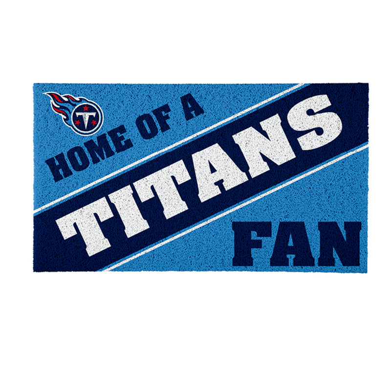 Tennessee Titans, PVC Mat COLOR, Home of a Fan