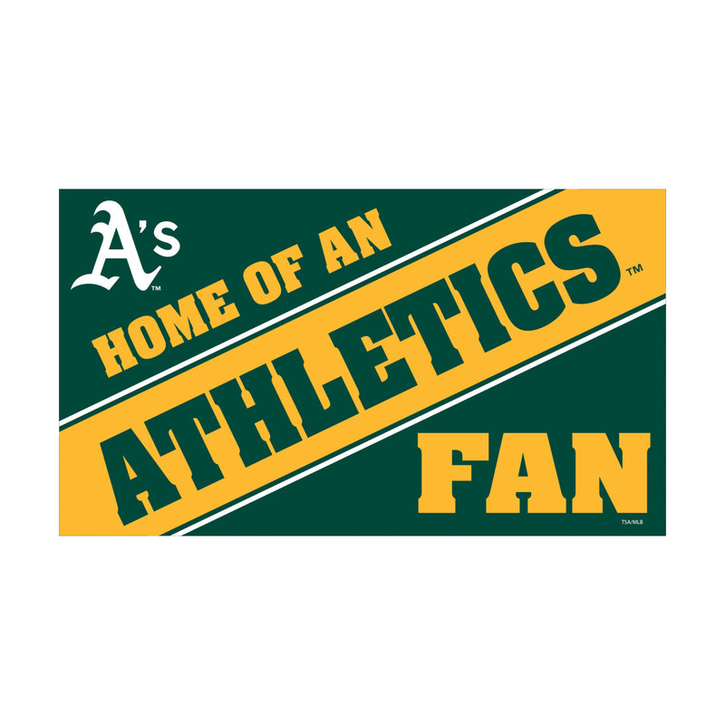 Oakland A's PVC Mat COLOR Home of a Fan
