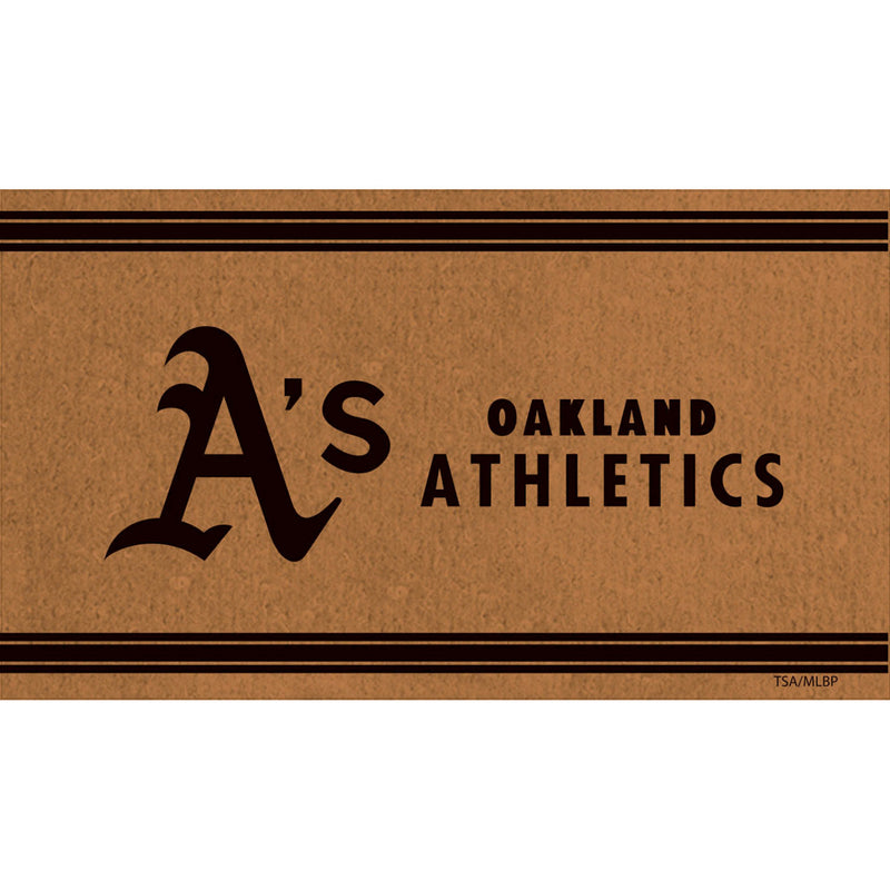 Oakland A's Coir Mat 1C