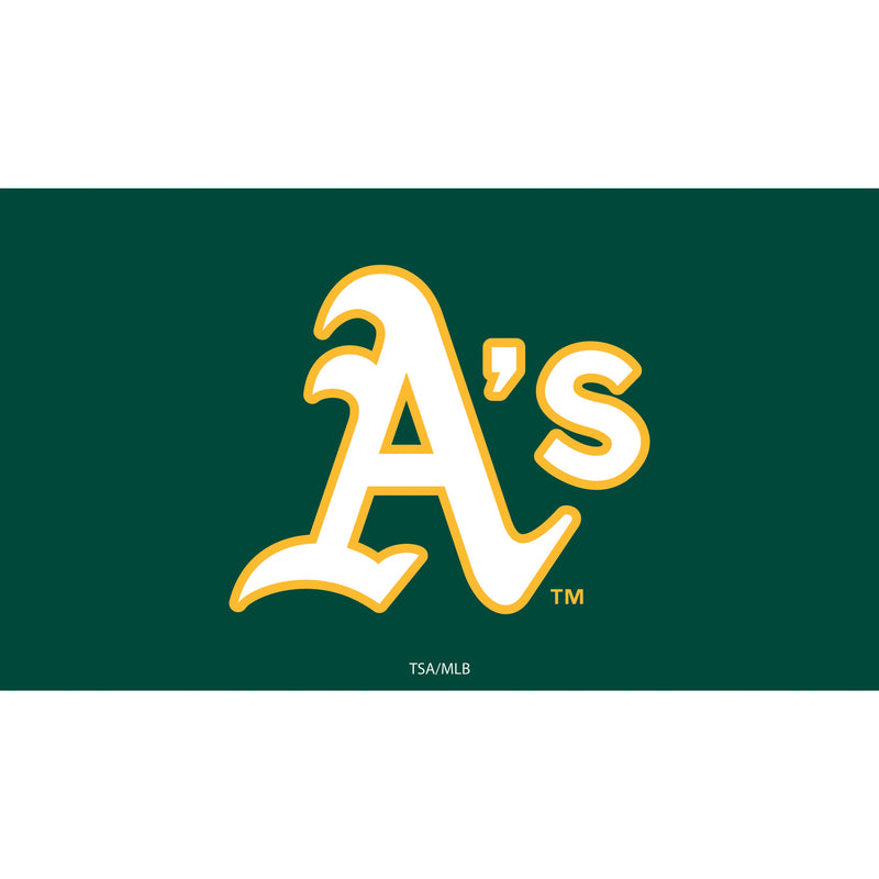 Oakland A's Full Color PVC Mat 16" x 28"