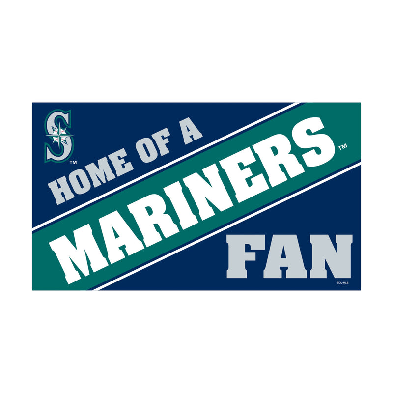 Seattle Mariners PVC Mat COLOR Home of a Fan