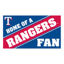 Texas Rangers PVC Mat COLOR Home of a Fan