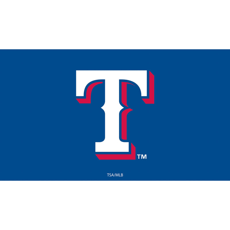 Texas Rangers Full Color PVC Mat 16" x 28"