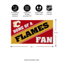 Calgary Flames, PVC Mat COLOR, Home of a Fan