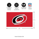 Full Color PVC Mat, 16" x 28", Carolina Hurricanes
