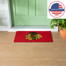 Full Color PVC Mat, 16" x 28", Chicago Blackhawks