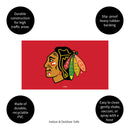 Full Color PVC Mat, 16" x 28", Chicago Blackhawks