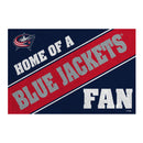 Columbus Blue Jackets, PVC Mat COLOR, Home of a Fan