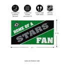 Dallas Stars, PVC Mat COLOR, Home of a Fan
