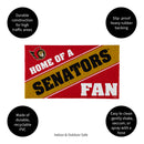 Ottawa Senators, PVC Mat COLOR, Home of a Fan