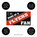 Philadelphia Flyers, PVC Mat COLOR, Home of a Fan