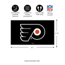 Full Color PVC Mat, 16" x 28", Philadelphia Flyers