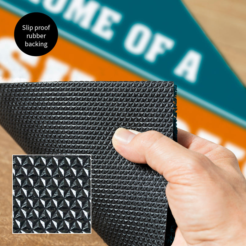 San Jose Sharks, PVC Mat COLOR, Home of a Fan