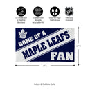 Toronto Maple Leafs, PVC Mat COLOR, Home of a Fan