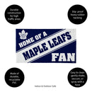 Toronto Maple Leafs, PVC Mat COLOR, Home of a Fan