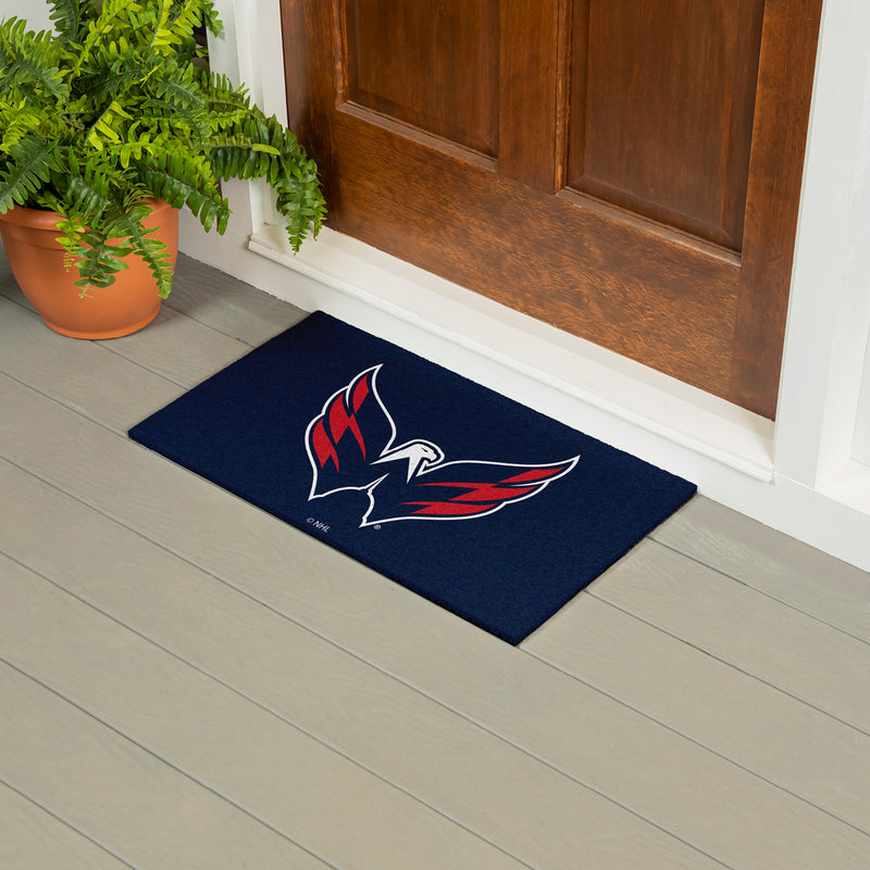 Full Color PVC Mat, 16" x 28", Washington Capitals