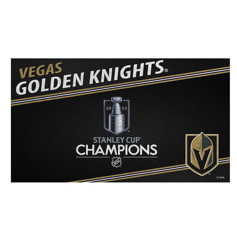 PVC Mat COLOR, Stanley Cup Champions 2023, Vegas Golden Knights