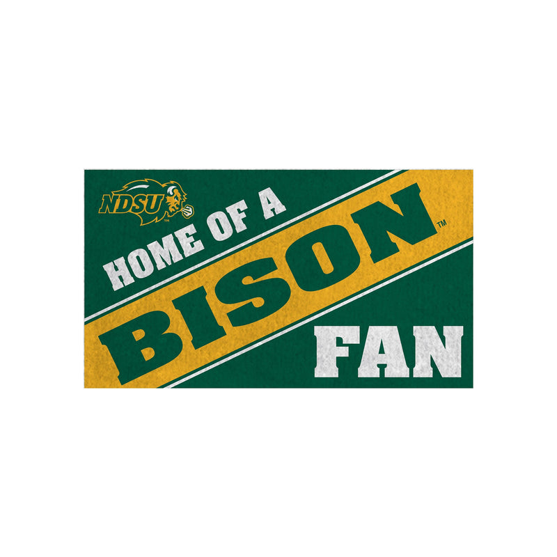 North Dakota State University, PVC Mat COLOR, Home of a Fan