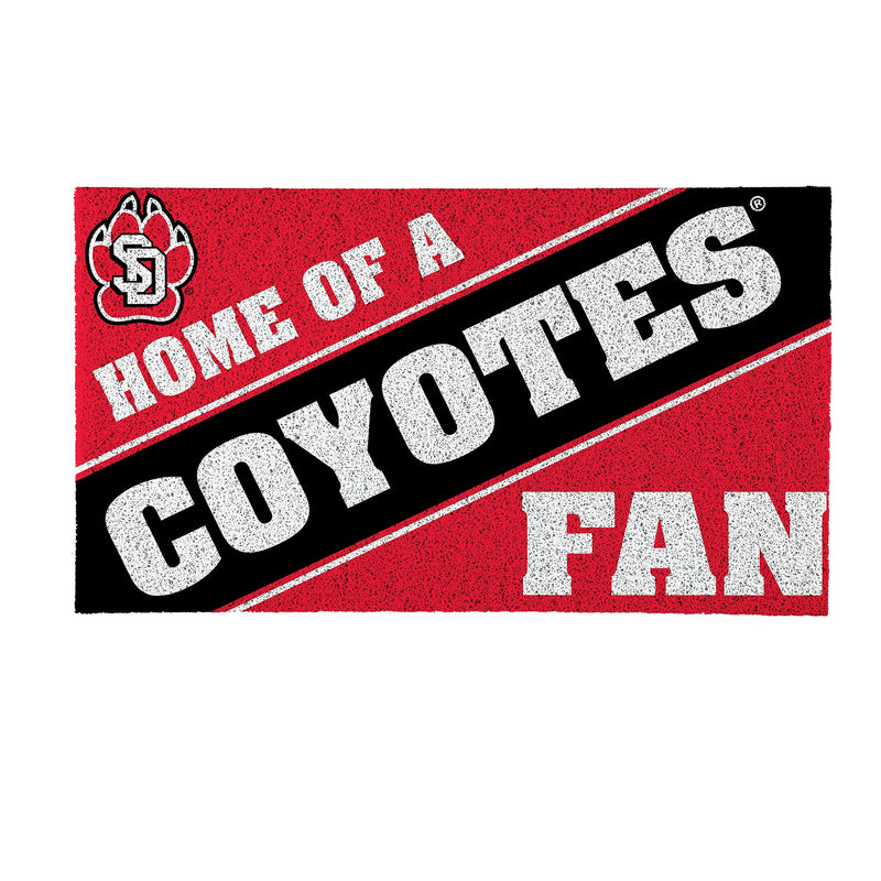 University of South Dakota, PVC Mat COLOR, Home of a Fan