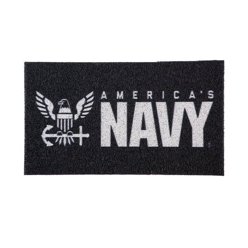 US Navy Full Color PVC Mat, 16" x 28"