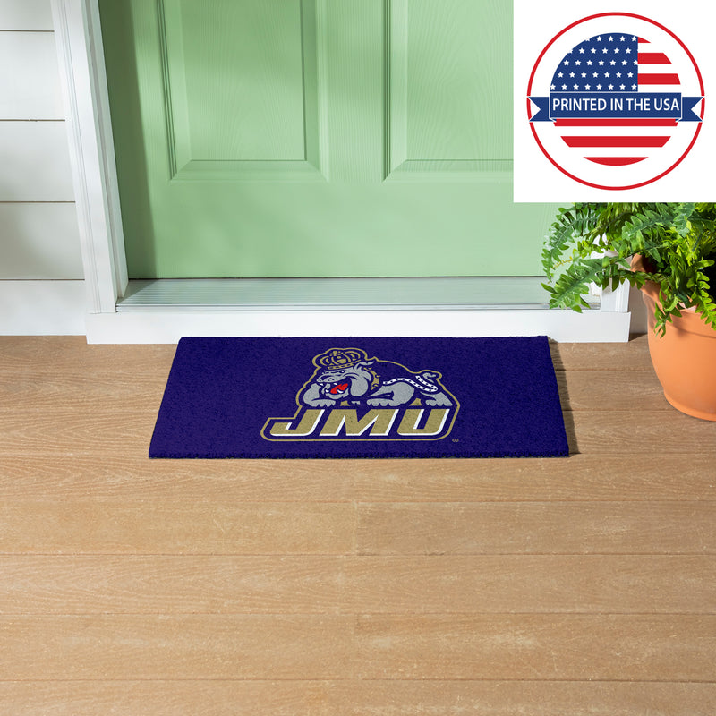 Full Color PVC Mat, 16" x 28", James Madison University