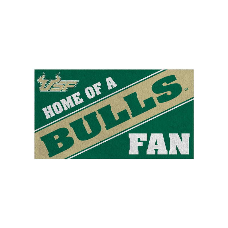 University of South Florida, PVC Mat COLOR, Home of a Fan