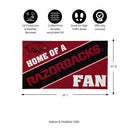 University of Arkansas, PVC Mat COLOR, Home of a Fan