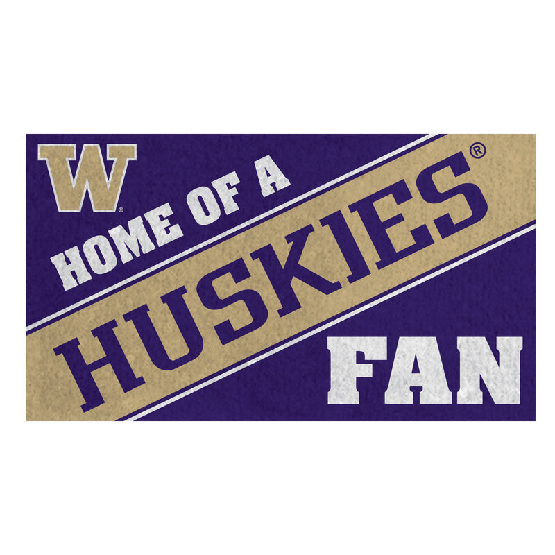 University of Washington, PVC Mat COLOR, Home of a Fan