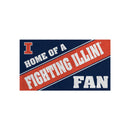 University of Illinois, PVC Mat COLOR, Home of a Fan