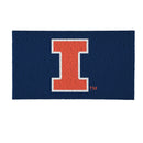 University of Illinois Full Color PVC Mat, 16" x 28"