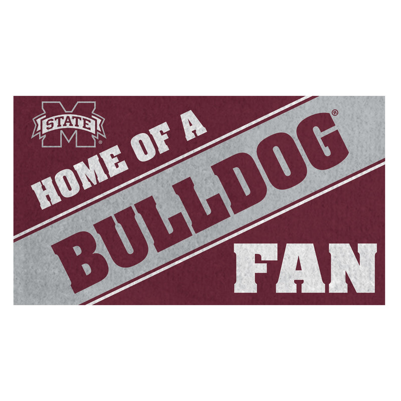 Mississippi State University, PVC Mat COLOR, Home of a Fan