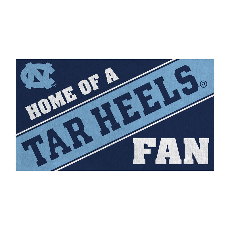 University of North Carolina, PVC Mat COLOR, Home of a Fan