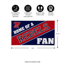 University of Mississippi, PVC Mat COLOR, Home of a Fan