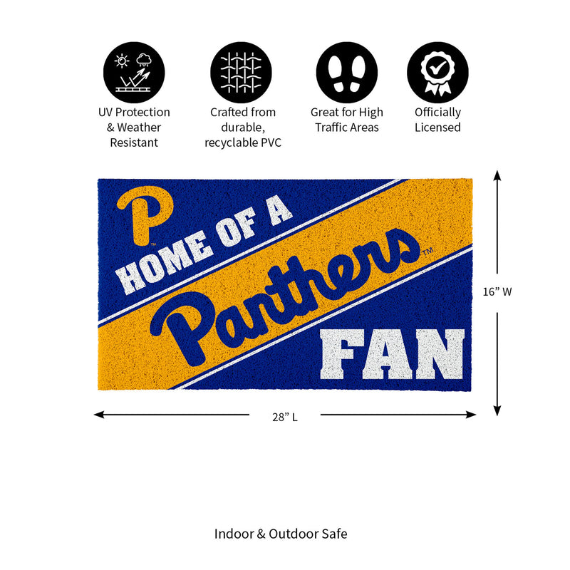 University of Pittsburgh, PVC Mat COLOR, Home of a Fan